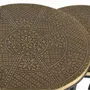 Tables basses - Lot de 3 tables plateau bronze et piètement métal - GINER Y COLOMER