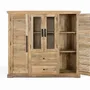 Wardrobe - Solid mango wood cabinet with two central doors - GINER Y COLOMER