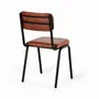 Chairs - Set of 2 leather chairs - GINER Y COLOMER