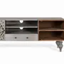 Meubles TV - Meuble TV en bois de manguier massif 150 cm - GINER Y COLOMER