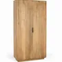 Wardrobe - Mango wood cabinet with rounded corners - GINER Y COLOMER