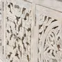 Buffets - Buffet en manguier et pieds en métal blanc vieilli - GINER Y COLOMER