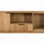 TV stands - Mango wood TV cabinet with rounded corners - GINER Y COLOMER