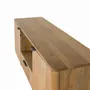 TV stands - Mango wood TV cabinet with rounded corners - GINER Y COLOMER