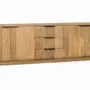 Sideboards - Natural colored mango wood sideboard with rounded corners - GINER Y COLOMER