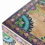 Storage boxes - Hand painted mango wood chest 81 cm - GINER Y COLOMER