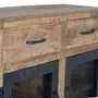 Sideboards - Sideboard in mango wood and natural metal - GINER Y COLOMER