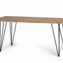 Tables Salle à Manger - Table à manger en bois d'acacia nature 6 places - GINER Y COLOMER