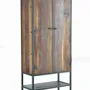 Buffets - Vitrine en bois recyclé et pieds en métal multicolore - GINER Y COLOMER