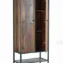 Buffets - Vitrine en bois recyclé et pieds en métal multicolore - GINER Y COLOMER