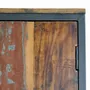 Buffets - Vitrine en bois recyclé et pieds en métal multicolore - GINER Y COLOMER