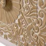 Sideboards - Sideboard in white mango wood and gold details - GINER Y COLOMER