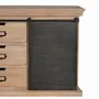 Sideboards - Industrial sideboard in mango wood and black metal details - GINER Y COLOMER