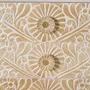 Chests of drawers - White mango wood chest of drawers with gold details - GINER Y COLOMER
