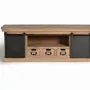 TV stands - TV cabinet in mango wood and legs in natural and gray metal - GINER Y COLOMER