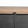 TV stands - TV cabinet in mango wood and legs in natural and gray metal - GINER Y COLOMER
