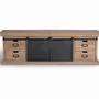 TV stands - Industrial style TV cabinet with aluminum - GINER Y COLOMER