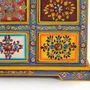 Chests of drawers - Mango wood chest of drawers with hand-painted multi-colored details - GINER Y COLOMER