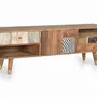 TV stands - TV cabinet in light walnut mango wood - GINER Y COLOMER