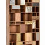 Shelves - Light walnut colored mango wood shelf - GINER Y COLOMER