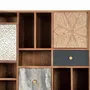 Shelves - Light walnut colored mango wood shelf - GINER Y COLOMER