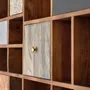 Shelves - Light walnut colored mango wood shelf - GINER Y COLOMER