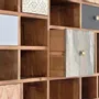 Shelves - Light walnut colored mango wood shelf - GINER Y COLOMER