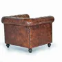 Armchairs - Chester armchair in natural leather - GINER Y COLOMER