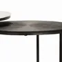 Tables basses - Lot de 2 tables basses avec structure et plateaux en métal - GINER Y COLOMER