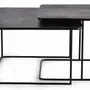 Coffee tables - Coffee table with bronze top and metal legs - GINER Y COLOMER