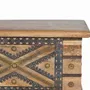 Storage boxes - Mango wood chest and natural-colored metal details - GINER Y COLOMER