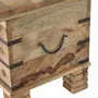 Storage boxes - Mango wood chest and natural-colored metal details - GINER Y COLOMER