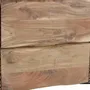 Sideboards - Acacia wood sideboard, natural and black metal legs - GINER Y COLOMER