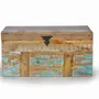 Storage boxes - Handmade chest in multicolored recycled wood - GINER Y COLOMER