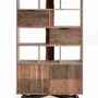 Etagères - Étagère en bois d'acacia et pieds en métal couleur naturelle - GINER Y COLOMER