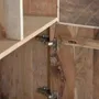 Etagères - Étagère en bois d'acacia et pieds en métal couleur naturelle - GINER Y COLOMER