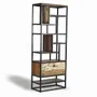 Etagères - Étagère en bois recyclé et métal de couleur foncée - GINER Y COLOMER