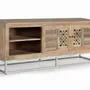 TV stands - TV cabinet in mango wood and natural metal legs - GINER Y COLOMER
