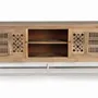 TV stands - TV cabinet in mango wood and natural metal legs - GINER Y COLOMER