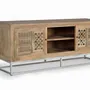 TV stands - TV cabinet in mango wood and natural metal legs - GINER Y COLOMER