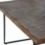 Dining Tables - Dining table in natural acacia wood and metal legs - GINER Y COLOMER