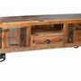 Meubles TV - Meuble TV exclusif en bois recyclé multicolore - GINER Y COLOMER