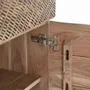 Sideboards - Acacia wood sideboard and natural-colored metal legs - GINER Y COLOMER