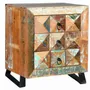 Coffee tables - Coffee table in multicolored recycled solid wood - GINER Y COLOMER
