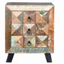 Coffee tables - Coffee table in multicolored recycled solid wood - GINER Y COLOMER