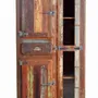 Buffets - Vitrine en bois recyclé avec finition multicolore - GINER Y COLOMER