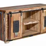 TV stands - Multicolored recycled wood TV cabinet - GINER Y COLOMER