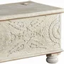 Boîtes de rangement  - Coffre en bois de manguier blanc vieilli - GINER Y COLOMER