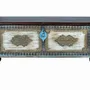 Storage boxes - Chest in blue mango and aged cherry - GINER Y COLOMER