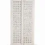 Wardrobe - Mango wood cabinet mirror details in white - GINER Y COLOMER